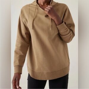 Athleta Sundown hoodie Big Sur Brown size Large